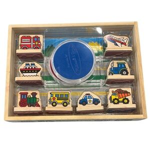 Melissa & Doug Vehicles Stamp Set